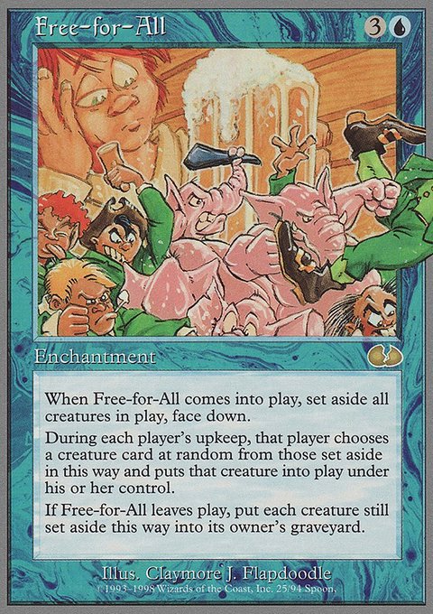 Free-for-All, Unglued #25, Magic: The Gathering card