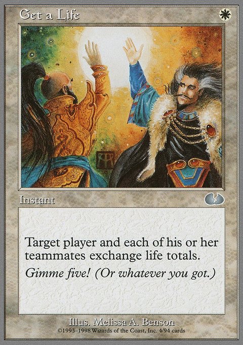 Get a Life, Unglued #4, Magic: The Gathering card
