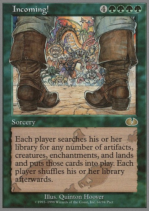 Incoming!, Unglued #64, Magic: The Gathering card