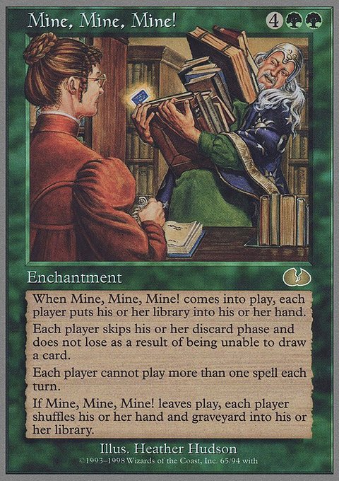 Mine, Mine, Mine!, Unglued #65, Magic: The Gathering card