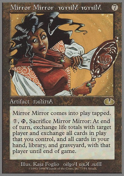 Mirror Mirror, Unglued #77, Magic: The Gathering card
