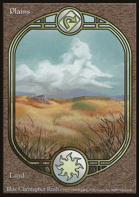 Plains, Unglued #84, Magic: The Gathering card