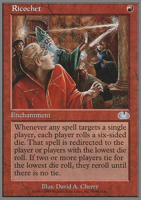Ricochet, Unglued #50, Magic: The Gathering card