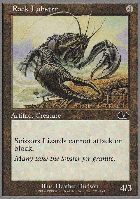 Rock Lobster, Unglued #79, Magic: The Gathering card