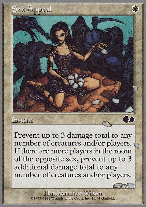 Sex Appeal, Unglued #13, Magic: The Gathering card