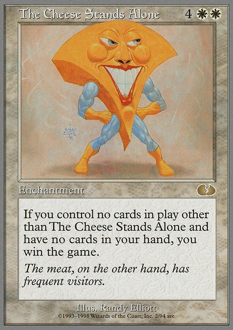 The Cheese Stands Alone, Unglued #2, Magic: The Gathering card