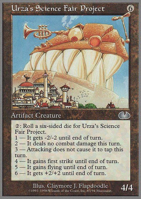 Urza's Science Fair Project, Unglued #83, Magic: The Gathering card