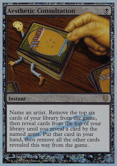 Aesthetic Consultation, Unhinged #48★, Magic: The Gathering card