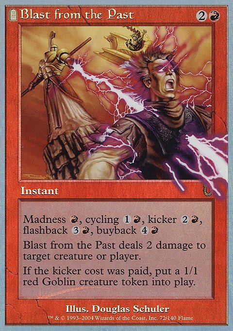 Blast from the Past, Unhinged #72★, Magic: The Gathering card