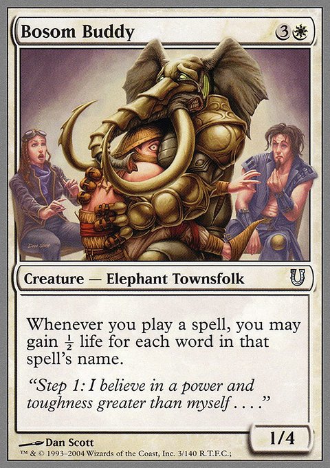 Bosom Buddy, Unhinged #3, Magic: The Gathering card