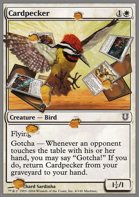 Cardpecker, Unhinged #4, Magic: The Gathering card
