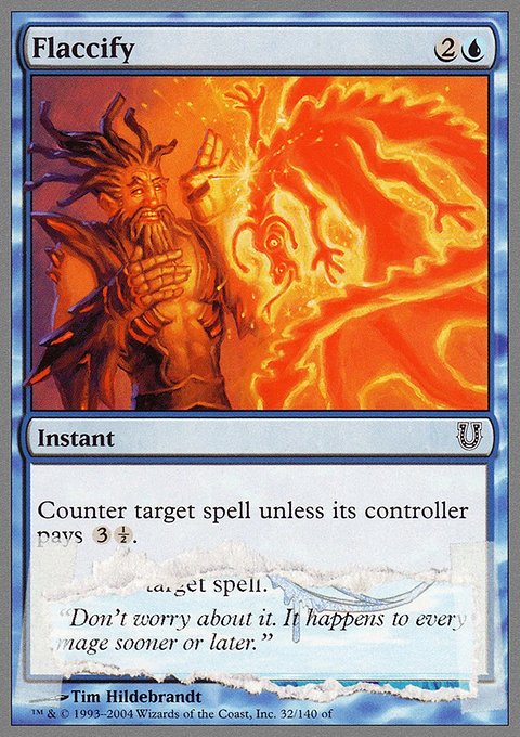 Flaccify, Unhinged #32, Magic: The Gathering card