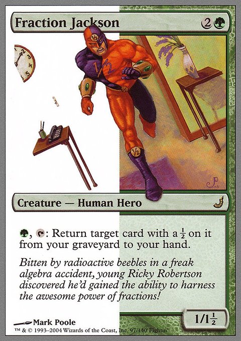 Fraction Jackson, Unhinged #97, Magic: The Gathering card