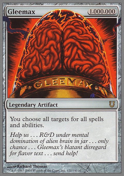 Gleemax, Unhinged #121, Magic: The Gathering card