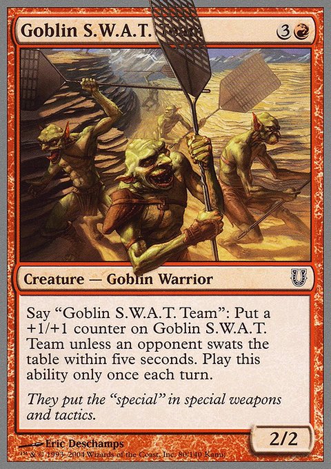 Goblin S.W.A.T. Team, Unhinged #80, Magic: The Gathering card