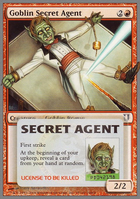 Goblin Secret Agent, Unhinged #79, Magic: The Gathering card