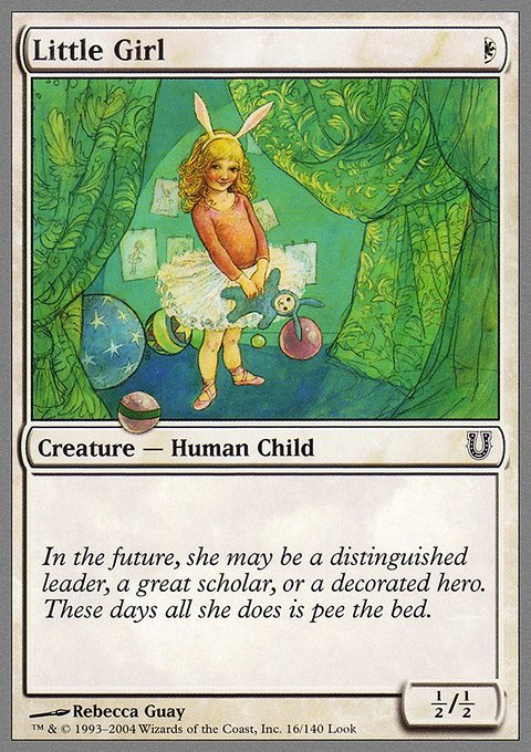 Little Girl, Unhinged #16, Magic: The Gathering card