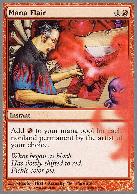 Mana Flair, Unhinged #81, Magic: The Gathering card