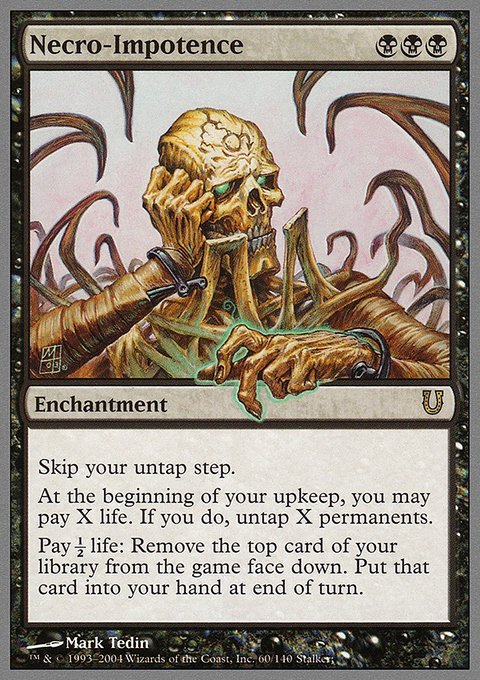 Necro-Impotence, Unhinged #60, Magic: The Gathering card