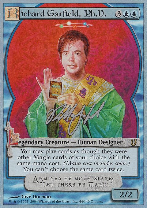 Richard Garfield, Ph.D., Unhinged #44★, Magic: The Gathering card