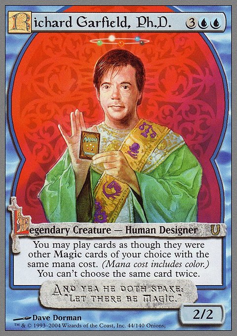 Richard Garfield, Ph.D., Unhinged #44, Magic: The Gathering card