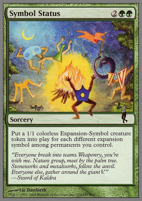 Symbol Status, Unhinged #114, Magic: The Gathering card