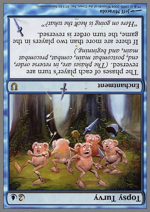 Topsy Turvy, Unhinged #47, Magic: The Gathering card