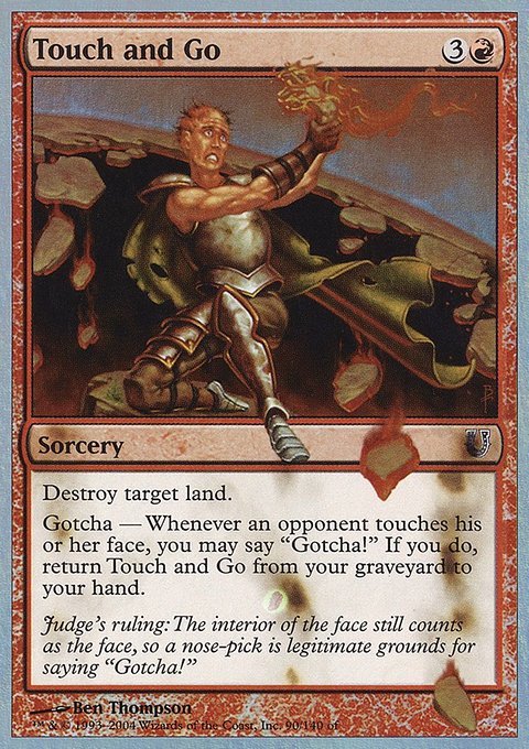 Touch and Go, Unhinged #90★, Magic: The Gathering card