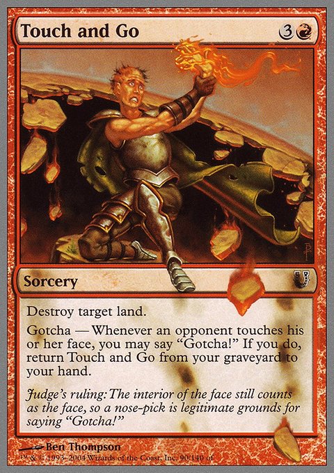 Touch and Go, Unhinged #90, Magic: The Gathering card