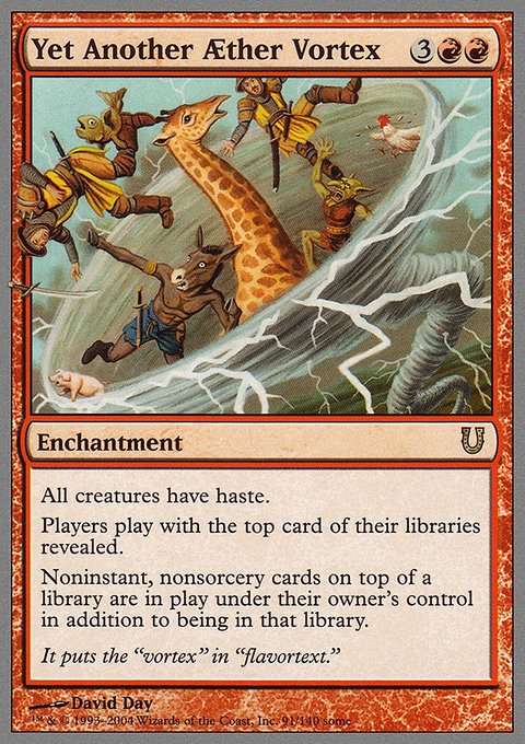 Yet Another Aether Vortex, Unhinged #91, Magic: The Gathering card