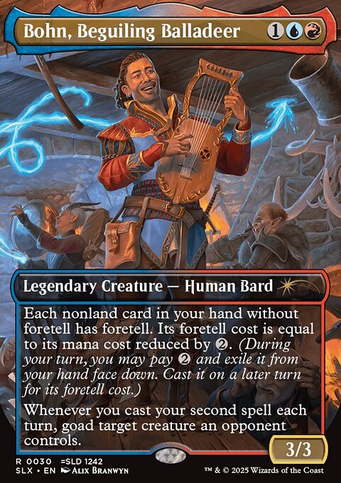 Bohn, Beguiling Balladeer, Universes Within #30, Magic: The Gathering card