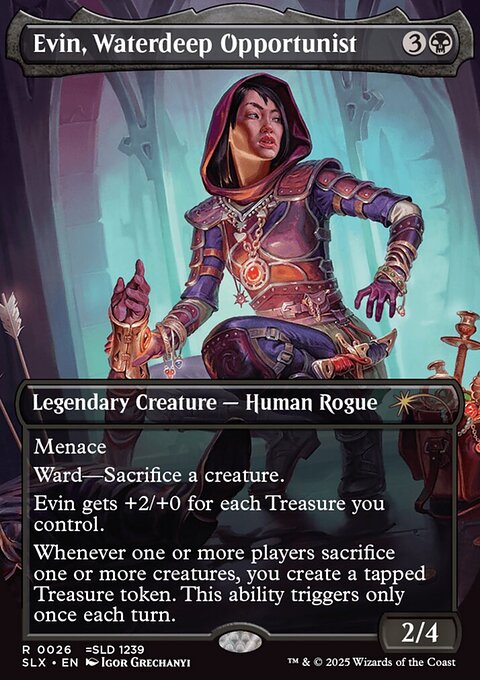Evin, Waterdeep Opportunist, Universes Within #26, Magic: The Gathering card