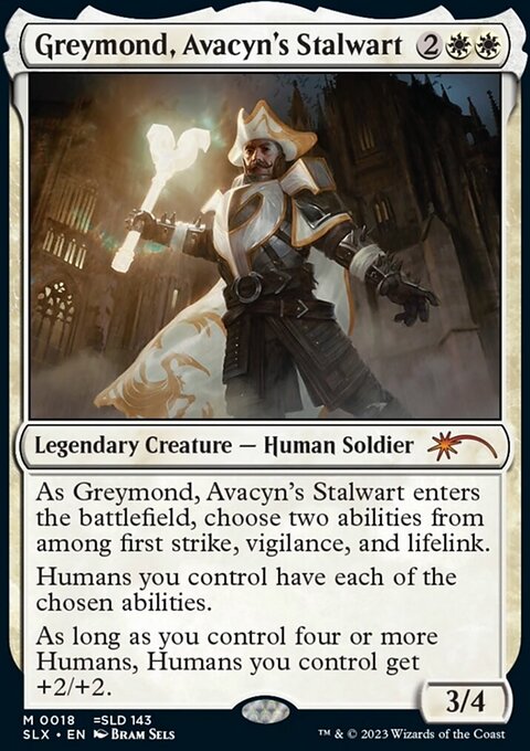 Greymond, Avacyn's Stalwart, Universes Within #18, Magic: The Gathering card