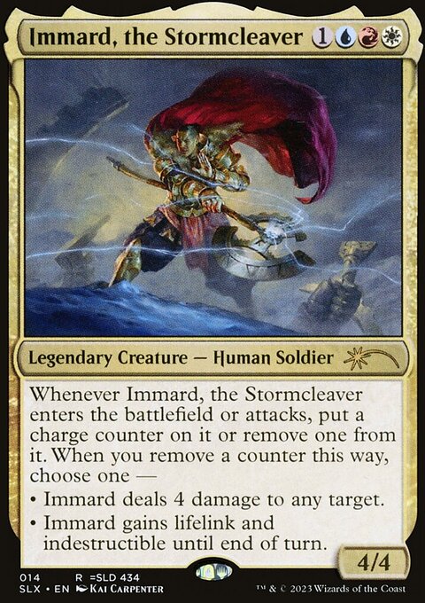 Immard, the Stormcleaver, Universes Within #14, Magic: The Gathering card