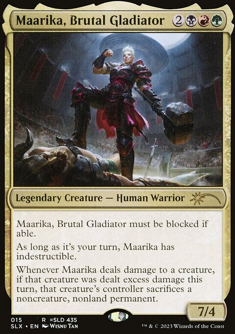 Maarika, Brutal Gladiator, Universes Within #15, Magic: The Gathering card