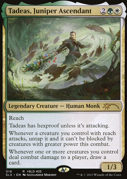 Tadeas, Juniper Ascendant, Universes Within #16, Magic: The Gathering card