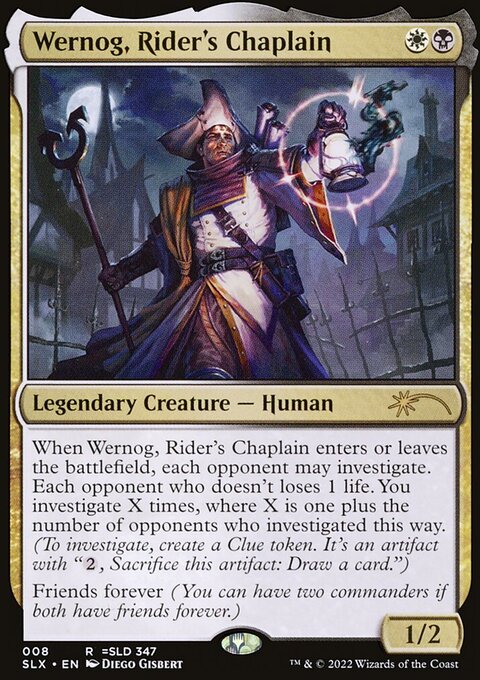 Wernog, Rider's Chaplain, Universes Within #8, Magic: The Gathering card