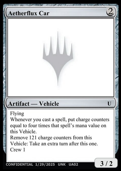 Aetherflux Car, Unknown Event #UA02c, Magic: The Gathering card