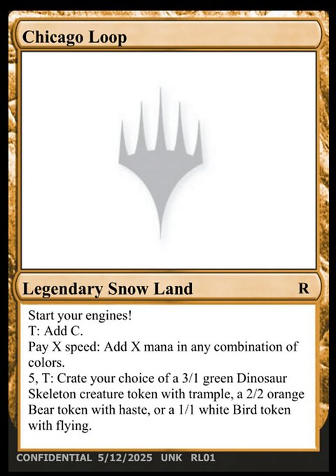 Chicago Loop, Unknown Event #RL01, Magic: The Gathering card