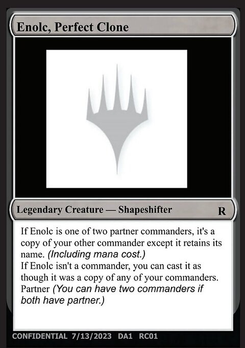 Enolc, Perfect Clone, Unknown Event #RC01c, Magic: The Gathering card