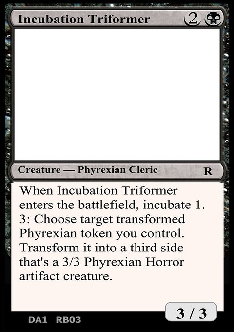 Incubation Triformer, Unknown Event #RB03c, Magic: The Gathering card