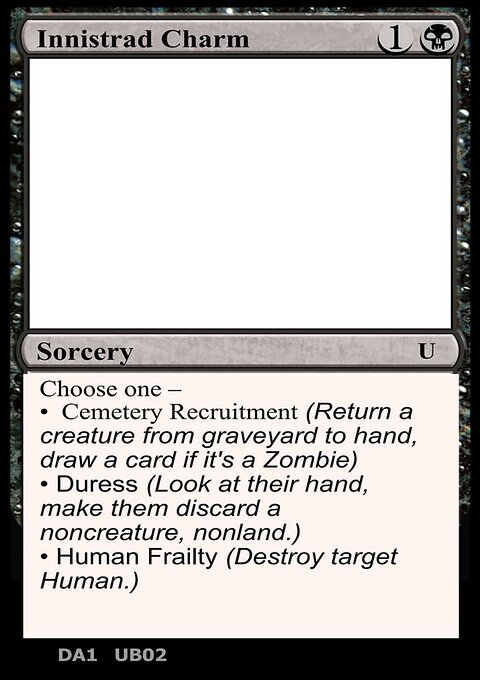 Innistrad Charm, Unknown Event #UB02c, Magic: The Gathering card