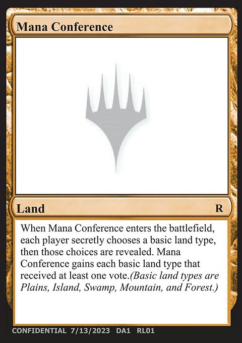 Mana Conference, Unknown Event #UL01a, Magic: The Gathering card