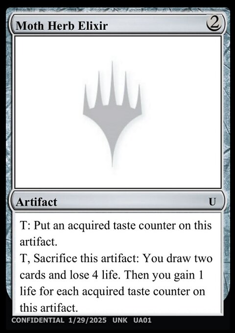Moth Herb Elixir, Unknown Event #UA01c, Magic: The Gathering card