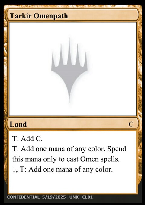 Tarkir Omenpath, Unknown Event #CL01, Magic: The Gathering card