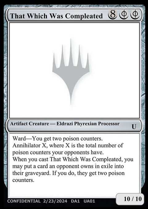 That Which Was Compleated, Unknown Event #UA01b, Magic: The Gathering card