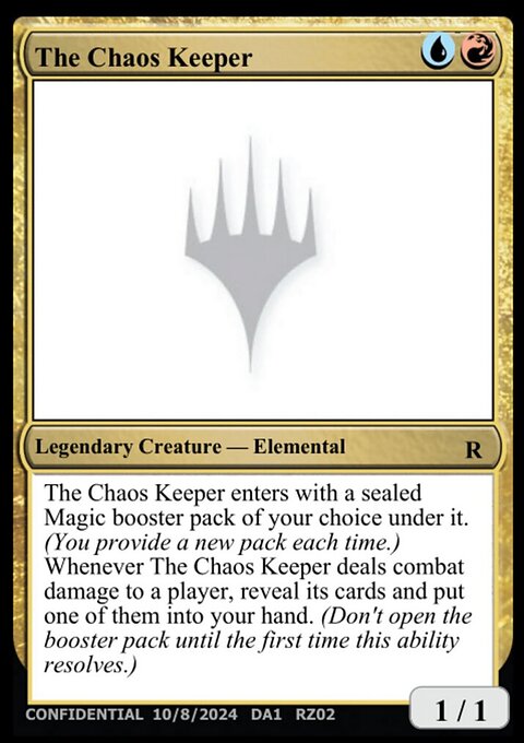 The Chaos Keeper, Unknown Event #RZ02c, Magic: The Gathering card