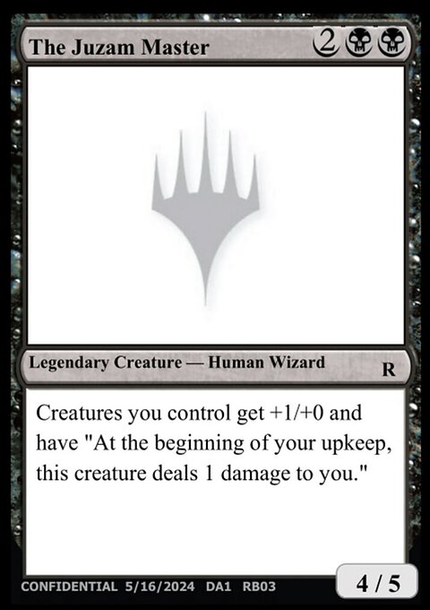 The Juzam Master, Unknown Event #RB03e, Magic: The Gathering card