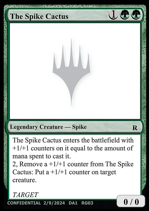 The Spike Cactus, Unknown Event #RG03e, Magic: The Gathering card