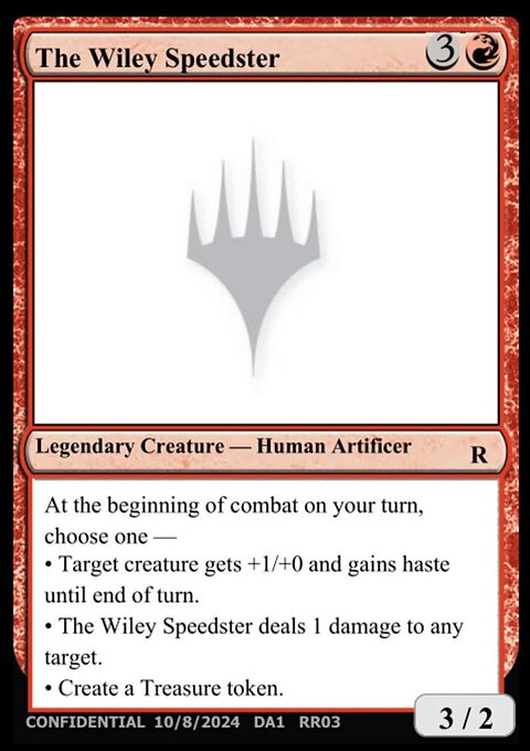 The Wiley Speedster, Unknown Event #RR03, Magic: The Gathering card